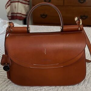 Dooney & Bourke Tan Leather Satchel